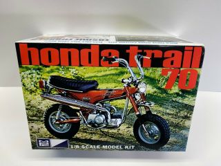 Mpc 1/8 Scale Honda Trail 70 Vintage Re - Issue Boxed Model Kit