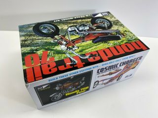 MPC 1/8 Scale Honda Trail 70 Vintage Re - Issue Boxed Model Kit 3