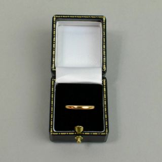 Antique George Vi 22 Ct Gold Wedding Ring Size M 1/2 London 1938 - 2.  3 Grams