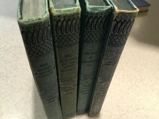Set Of 4 Vintage Nancy Drew Books Printed 1931 - 1957,