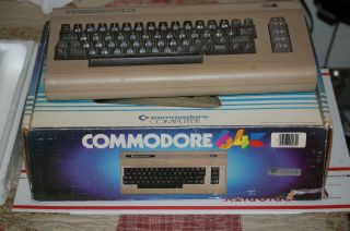 Commodore 64 Vintage Computer With Power Supply And 1541 Disk Drive