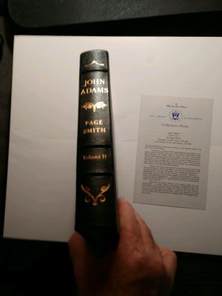 1988 Easton Press " John Adams,  Volume Il " By Page Smith