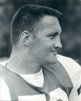 1961 Minnesota Vikings Football Player Bill Bishop Press Photo