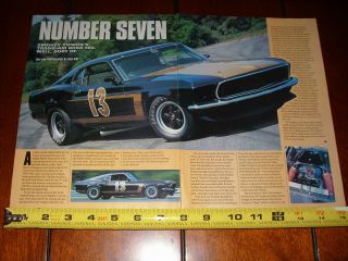 1969 Smokey Yunick Mustang Boss 302 Trans Am Race Car - 2001 Article