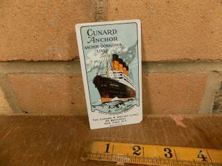 Cunard Line Steam Ship Calendar C1925