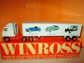 Vintage Winross 1991 Hershey Show Mack Semi Tractor Trailer 1:64 Diecast Mib