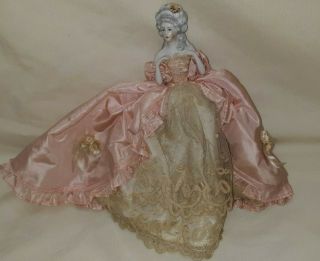Antique Bisque Victorian Half Doll W/ Legs All Orig.  Exc.  Rare $77.  77