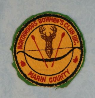 Vintage Marin County California Northwoods Bowmen 