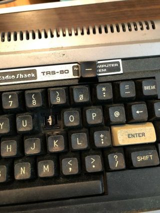 Vintage Radio Shack TRS - 80 Micro Computer Keyboard 2