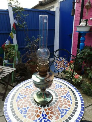 Vintage Retro Antique Aladdin Hurricane Paraffin Kerosene Oil Gas Light Lamp