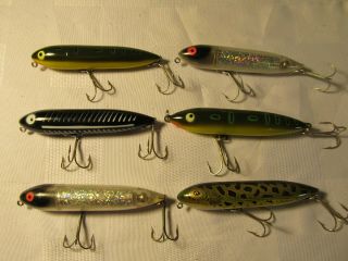 6 Heddon Zara Spooks,  Lures,  Great Colors,  1 Charlie Campbell