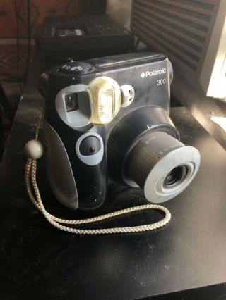 Vintage Polaroid 300 Instant Film Camera - Black - And Camera
