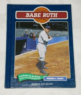 Baseball Legends Babe Ruth Hardback Book York Yankees
