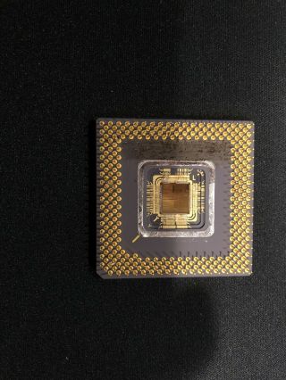 Intel Pentium A80502 Removed Ihs Exposed Die/read Below/delided/vintage Cpu