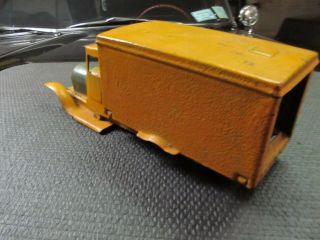 Metalcraft Vintage Toy Delivery Box Truck Stamped Steel 1930 ' s 2