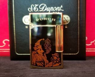 Rare Limited Edition S.  T.  Dupont Vegas Punch Ligne 2 Lighter