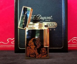 Rare Limited Edition S.  T.  Dupont Vegas Punch Ligne 2 Lighter 3