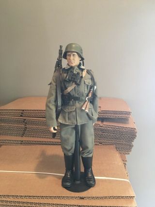 Vintage Gi Joe 12 Inch Figure 1/6 Scale With Elite Brigade Uniform German Infant