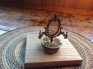 Antique Miniature Vanity Mirror