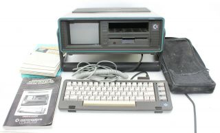 Commodore Sx - 64 Portable Cpu Executive Computer With Keyboard