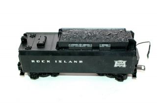 Vintage Lionel Rock Island Coal Tender With Chugging Sound 8050 - T Black 1973