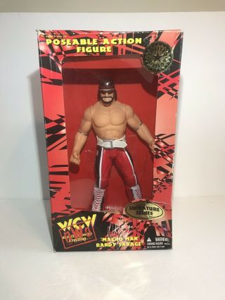 Vintage Macho Man Randy Savage Wcw Nwo 12 " Poseable Action Figure Toymakers 1998