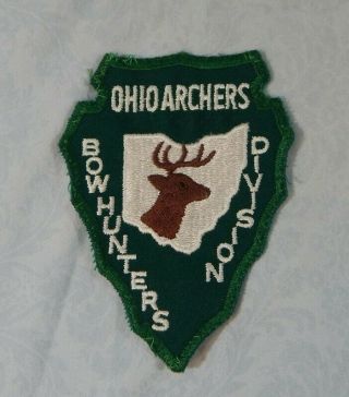 Vintage Ohio Archers Bowhunting Division Patch