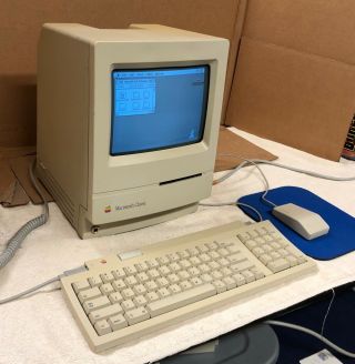 Apple Macintosh Classic Computer - RECAPPED LOGIC BOARD. 2
