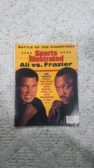 Si: Sports Illustrated September 30,  1996 Muhammad Ali,  Joe Frazier Ii,  Boxing