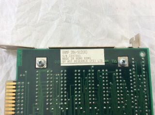 Vintage AST Rampage Plus 286 16 BIT ISA 2MB RAM Board PC AT 286 386SX SLC 486 3
