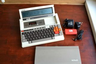 Vintage Epson Px - 8 Geneva Laptop 1984 - And