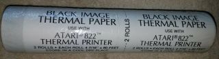 Rare Atari 822 Thermal Printer 40 Column Thermal Roll Paper Ceramic Printhead 3