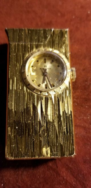 Vintage Lighter Watch Very Rare Bucherer Lighter Watch Item 18k