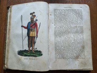 1846 History Of The Indian Wars By Henry Trumbull - King Philip 