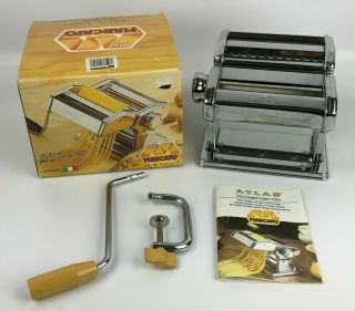 Vintage Marcato Omc Atlas Model 150 Pasta Noodle Maker Machine