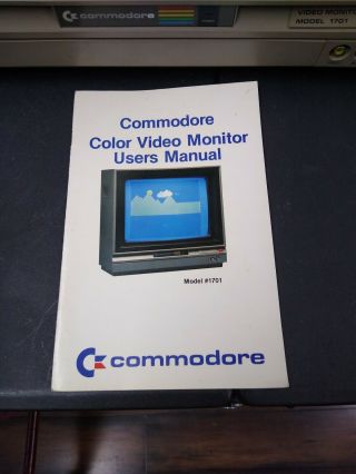 Commodore 1701 Color Monitor 64 CRT - and Great 2