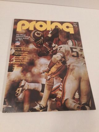 Prolog The Offical National Football League Annual For 1973
