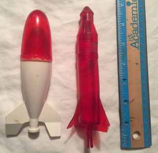 Parks Plastics Usa Vintage Air Water Pump Rockets 2 Rockets No Pump