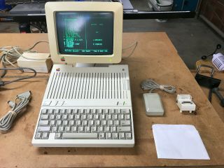 Apple IIc Computer,  Monitor w/Stand,  Mouse,  Printer,  More,  Verified 3