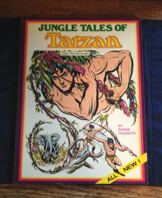 Jungle Tales Of Tarzan Burne Hogarth,  1st Printing 1976,  Pb,  Burroughs,  Guptill