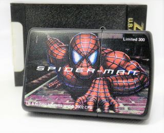 Spider - Man Only 300 Made Zippo Marvel Comics 2002 Mib Rare 48190568
