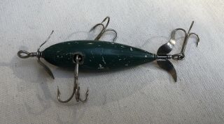 Vintage Winchester 3 Hook Minnow Fishing Lure,  Fisherman’s Over - Paint,  Paint Job