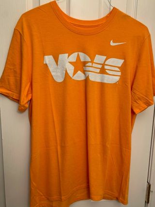 Nike University Of Tennessee Vintage Logo Tri - Blend T - Shirt - Men 