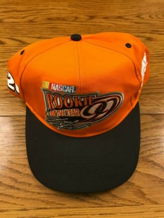 Vintage 1999 Tony Stewart Rookie Of The Year Nascar Home Depot Hat Cap