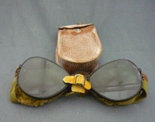 Vintage “the Ski Troopers” Wwii Ski Goggles Us Military 10th Mountain Division
