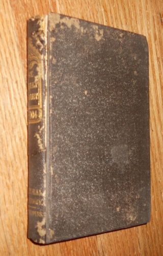 1843 Antique Book Natural History Of Quadrupeds Illustrated Harper & Brothers
