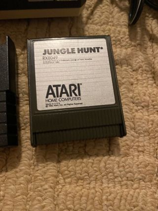 Atari 800 XL Home Computer With Jungle Hunt And Q - Bert 3
