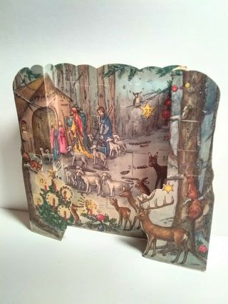 Vintage Haco 13 Advent Calendar | Printed in Germany - Cardboard Christmas 2