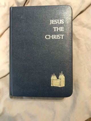 Vintage Jesus The Christ James E Talmage 1973 Lds Mormon Missionary Book Library