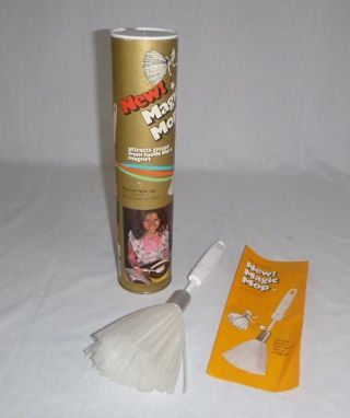 Nos Vtg 1975 Magic Mop Dieters Aid Attracts Grease Magnet Pro Diet Inc.